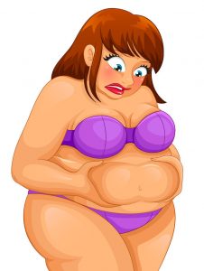 Skin problems during obesity