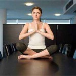 woman yoga meditation stress management