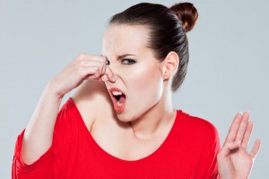 Brown smelly vaginal discharge