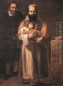 Unwanted hair - Magdalena Ventura with her husband and son (1631)
