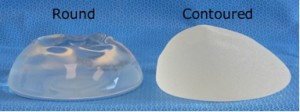 Round and Contoured breast implants