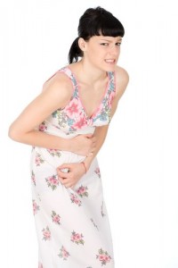 Endometriosis common symptom - abdominal pain