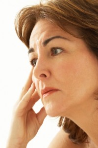 Brown spotting after hysterectomy