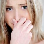 Greenish vaginal discharge with odor