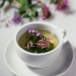 Thé au tilleul avec une pincée de scutellaire casquée