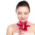 Woman about menstrual cycle